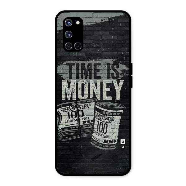 Time Is Money Metal Back Case for Oppo A52