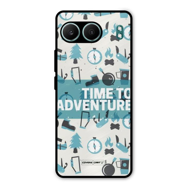 Time To Adventure Blazing Blue Metal Back Case for OnePlus Nord 4