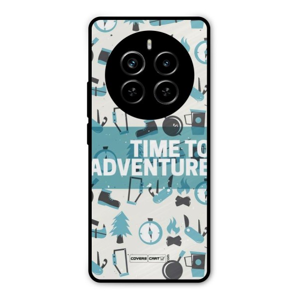 Time To Adventure Blazing Blue Metal Back Case for Realme P1 Pro