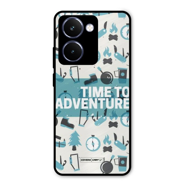 Time To Adventure Blazing Blue Metal Back Case for Realme P3 Ultra