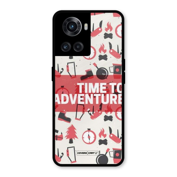 Time To Adventure Radiant Red Metal Back Case for OnePlus 10R