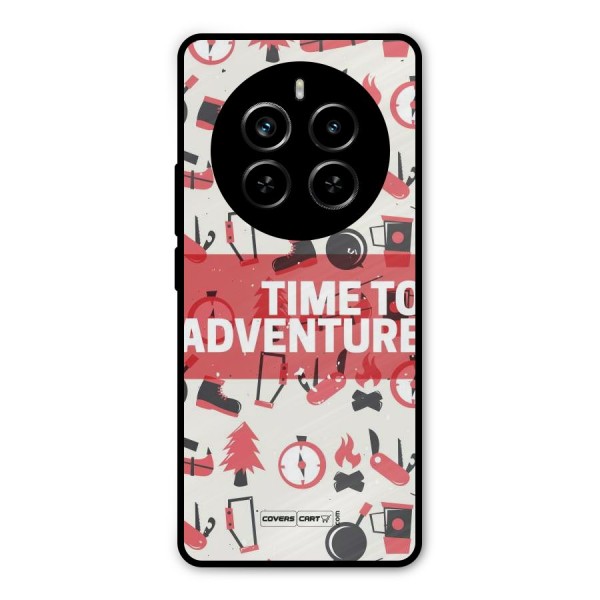 Time To Adventure Radiant Red Metal Back Case for Realme P1 Pro