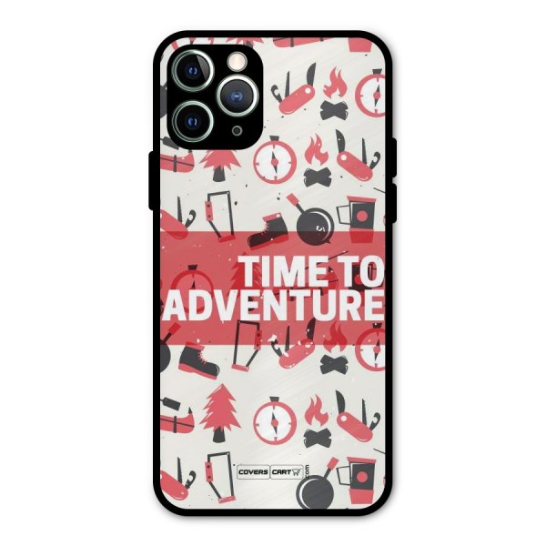 Time To Adventure Radiant Red Metal Back Case for iPhone 11 Pro Max
