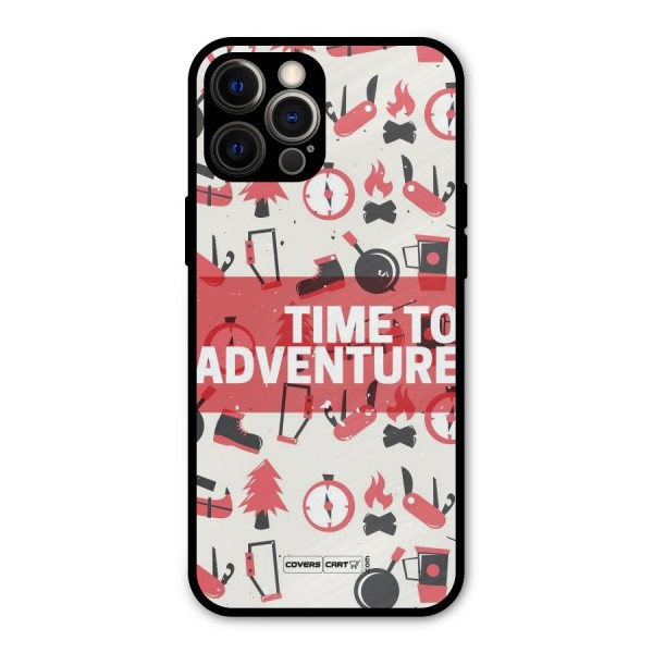 Time To Adventure Radiant Red Metal Back Case for iPhone 12 Pro Max