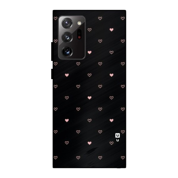 Tiny Little Pink Pattern Metal Back Case for Galaxy Note 20 Ultra