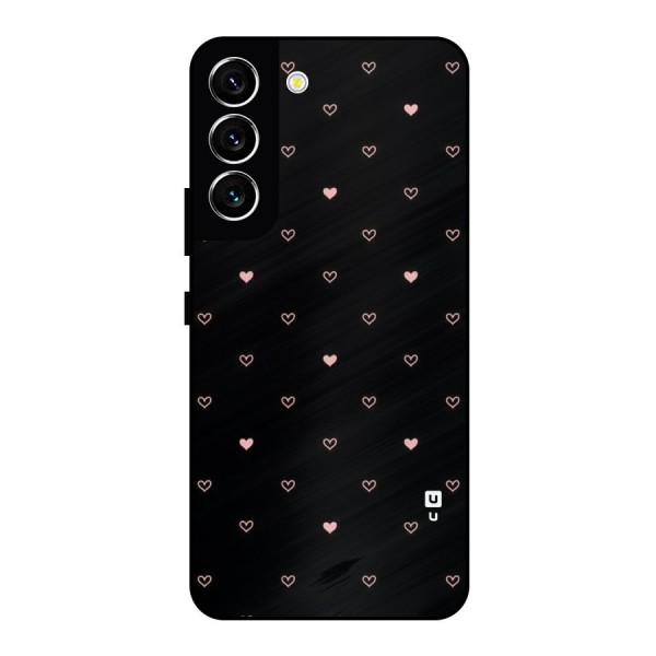 Tiny Little Pink Pattern Metal Back Case for Galaxy S22 5G