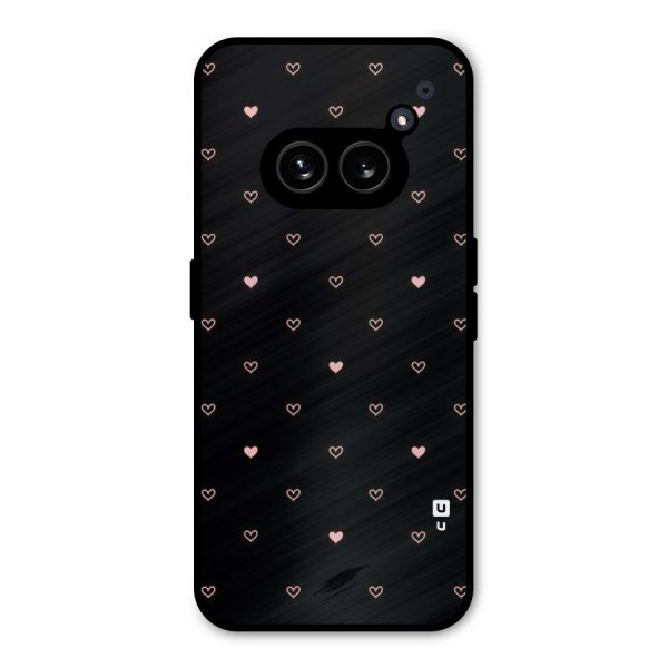 Tiny Little Pink Pattern Metal Back Case for Nothing Phone 2a Plus