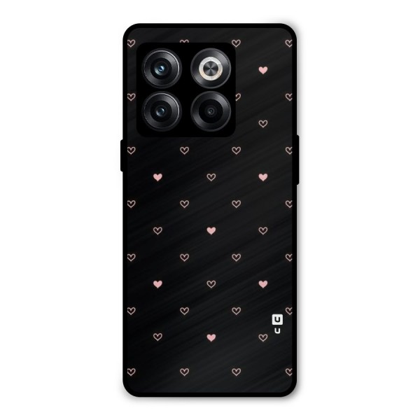Tiny Little Pink Pattern Metal Back Case for OnePlus 10T