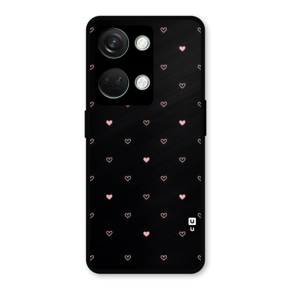 Tiny Little Pink Pattern Metal Back Case for OnePlus Nord 3
