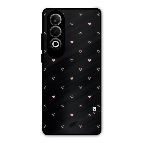 Tiny Little Pink Pattern Metal Back Case for OnePlus Nord CE4