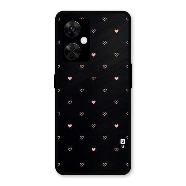 Tiny Little Pink Pattern Metal Back Case for OnePlus Nord CE 3 Lite