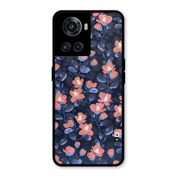 Tiny Peach Flowers Metal Back Case for OnePlus 10R