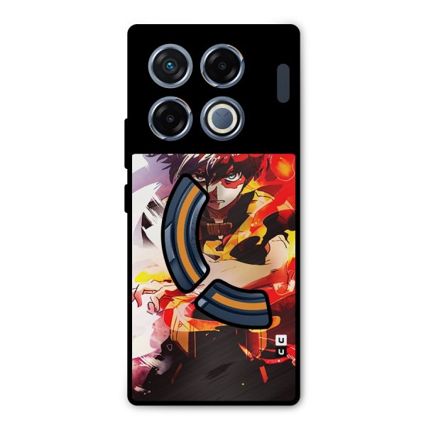 Todoroki Colors Metal Back Case for Infinix GT 20 Pro