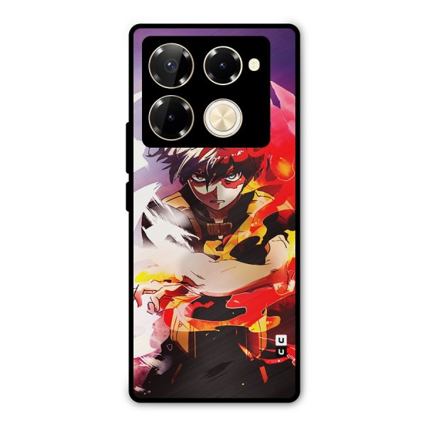 Todoroki Colors Metal Back Case for Infinix Note 40 Pro Plus