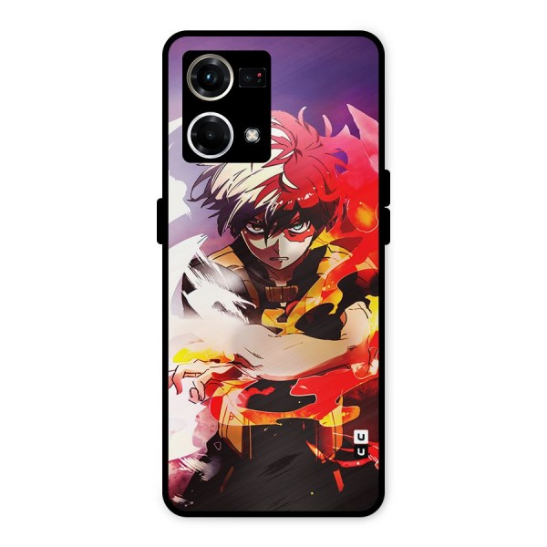 Todoroki Colors Metal Back Case for Oppo F21 Pro 4G