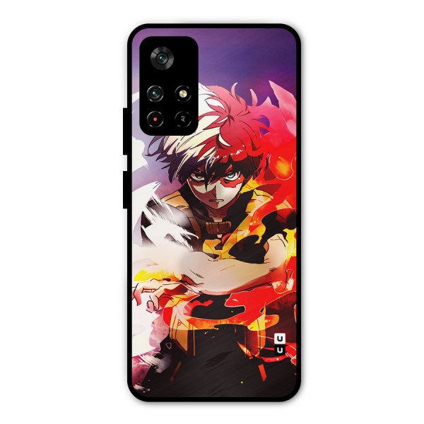 Todoroki Colors Metal Back Case for Poco M4 Pro 5G