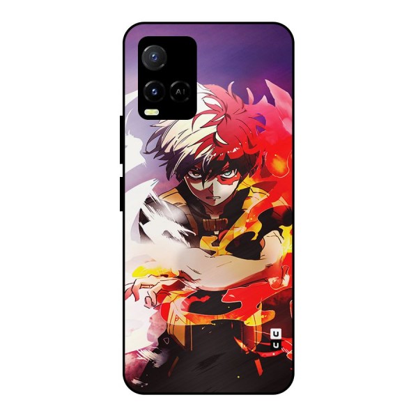 Todoroki Colors Metal Back Case for Vivo Y21T