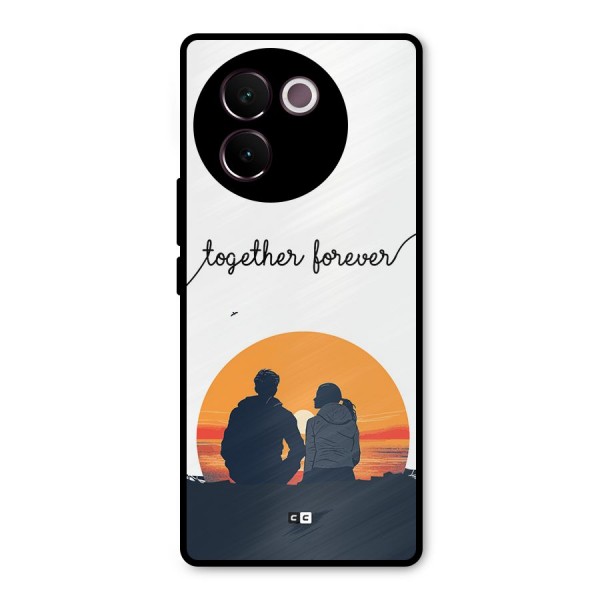 Together Forever Metal Back Case for Vivo V30e