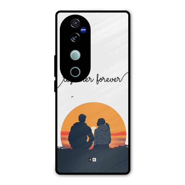 Together Forever Metal Back Case for Vivo V40