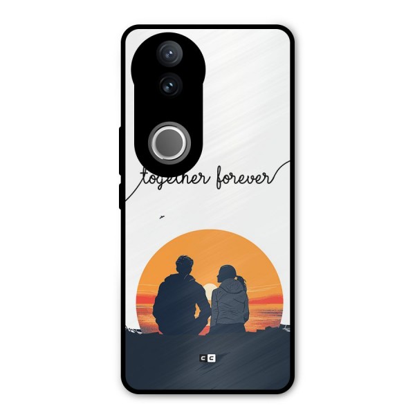 Together Forever Metal Back Case for Vivo V50e