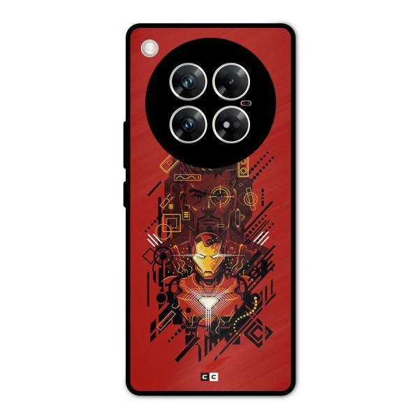 Tony Stark Metal Back Case for Infinix Zero 40 5G