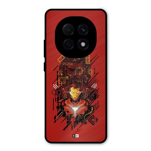Tony Stark Metal Back Case for Oppo F29 Pro