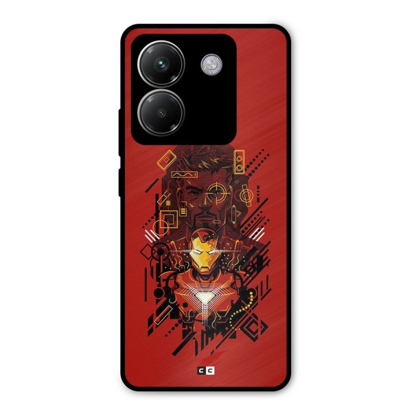 Tony Stark Metal Back Case for Poco M7 Pro 5G