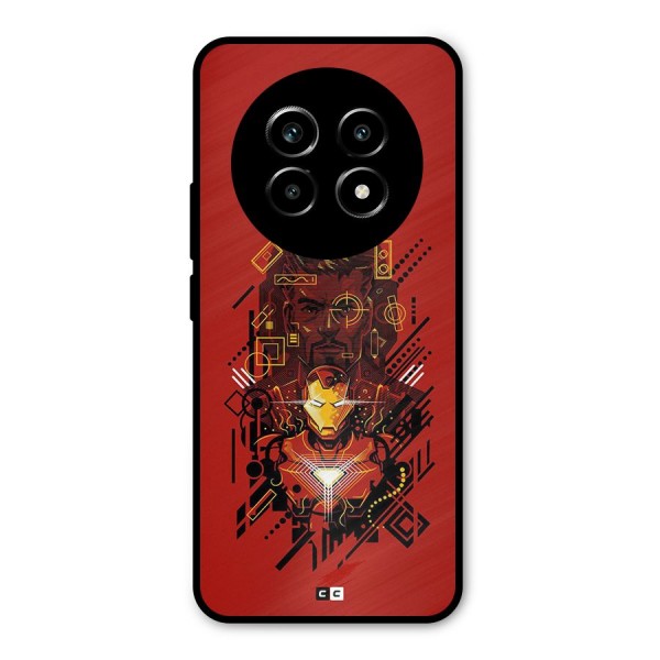 Tony Stark Metal Back Case for Realme 13 Pro