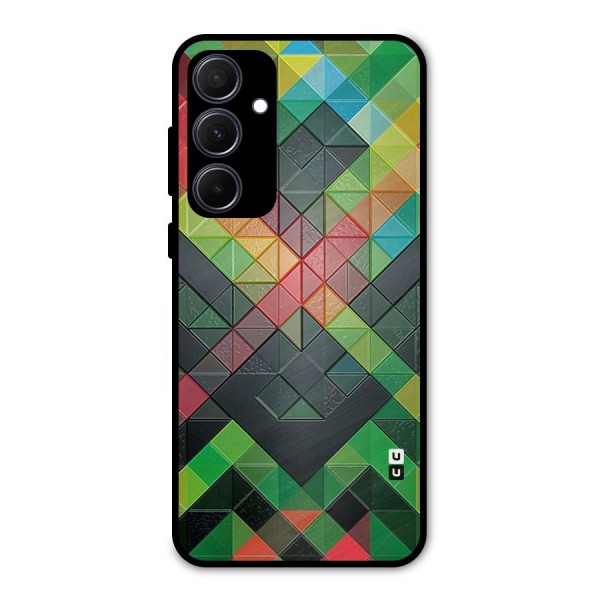 Too Much Colors Pattern Metal Back Case for Galaxy A35