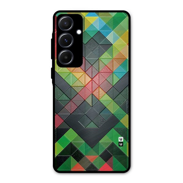 Too Much Colors Pattern Metal Back Case for Galaxy A55