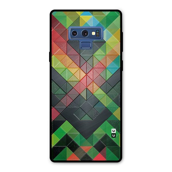 Too Much Colors Pattern Metal Back Case for Galaxy Note 9
