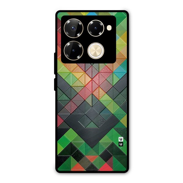 Too Much Colors Pattern Metal Back Case for Infinix Note 40 Pro Plus
