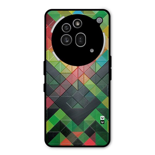 Too Much Colors Pattern Metal Back Case for Nothing Phone 3a Pro