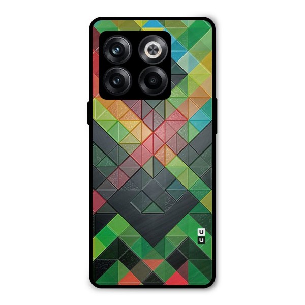 Too Much Colors Pattern Metal Back Case for OnePlus 10T