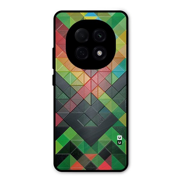 Too Much Colors Pattern Metal Back Case for Oppo F29 Pro