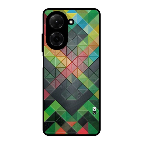 Too Much Colors Pattern Metal Back Case for Poco C71