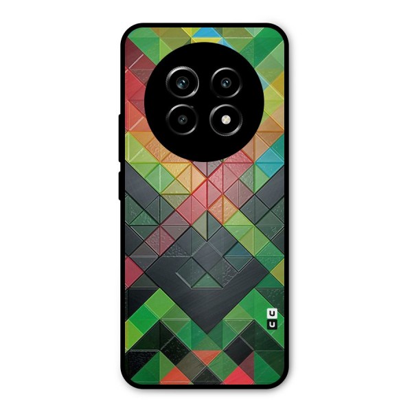 Too Much Colors Pattern Metal Back Case for Realme 13 Pro