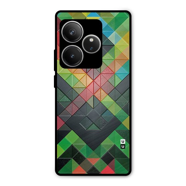 Too Much Colors Pattern Metal Back Case for Realme GT 6