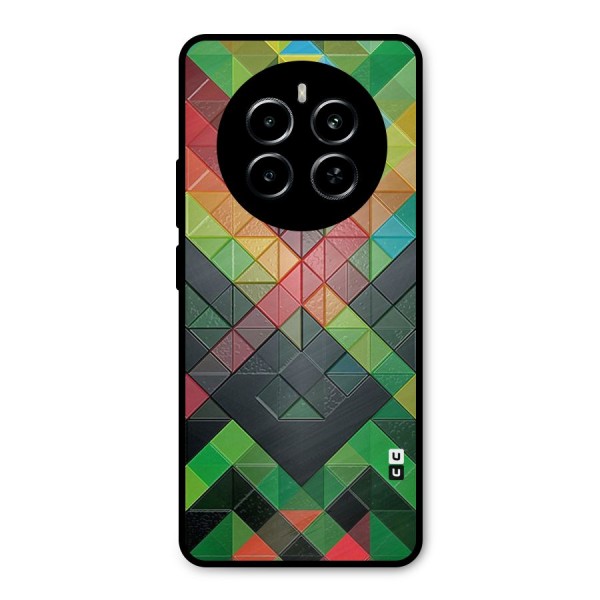 Too Much Colors Pattern Metal Back Case for Realme P1