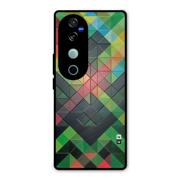 Too Much Colors Pattern Metal Back Case for Vivo V40
