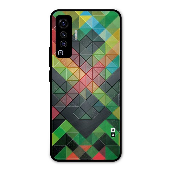 Too Much Colors Pattern Metal Back Case for Vivo X50