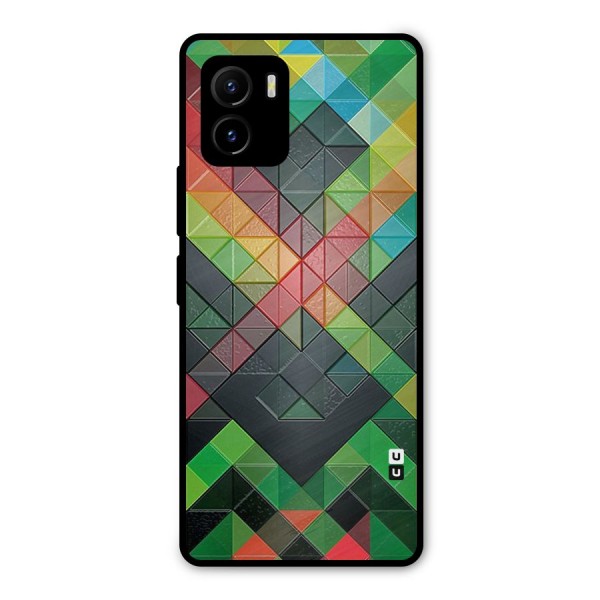 Too Much Colors Pattern Metal Back Case for Vivo Y15s