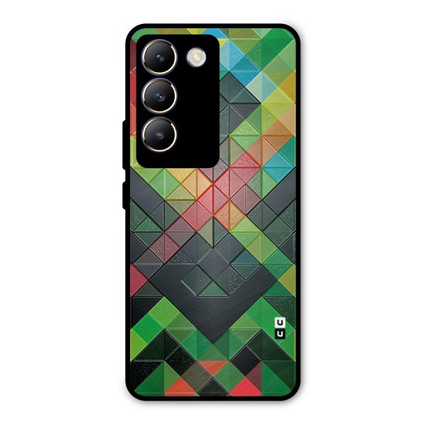 Too Much Colors Pattern Metal Back Case for Vivo Y200e