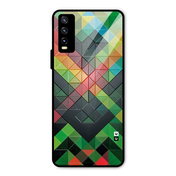 Too Much Colors Pattern Metal Back Case for Vivo Y20i