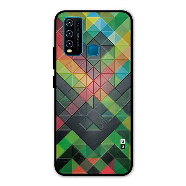 Too Much Colors Pattern Metal Back Case for Vivo Y50