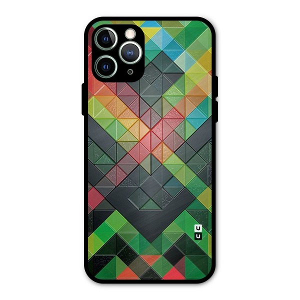 Too Much Colors Pattern Metal Back Case for iPhone 11 Pro Max