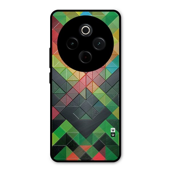 Too Much Colors Pattern Metal Back Case for iQOO Z10