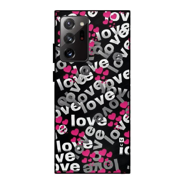 Too Much Love Metal Back Case for Galaxy Note 20 Ultra 5G
