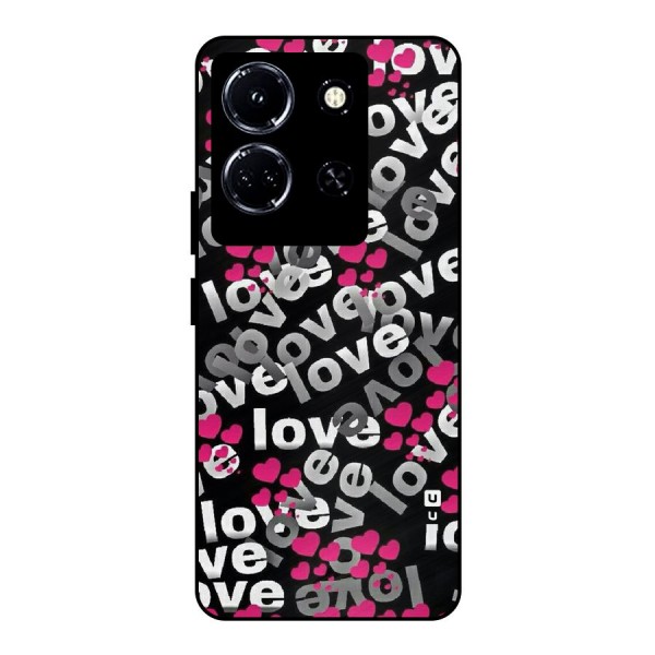 Too Much Love Metal Back Case for Infinix Note 30 5G