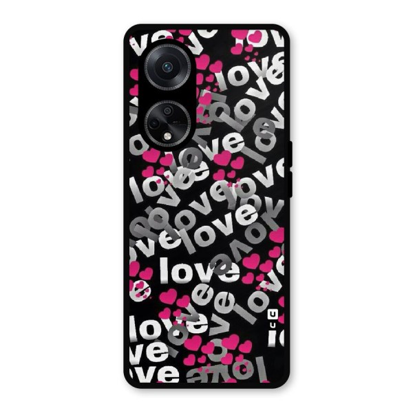 Too Much Love Metal Back Case for Oppo F23